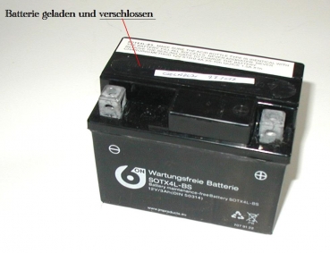Batterie 12 Volt geladen